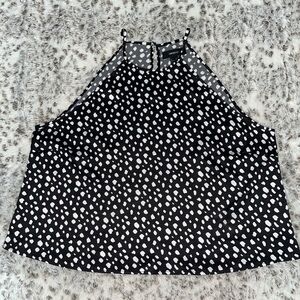 Forever 21 Black and White Patterned Skirt